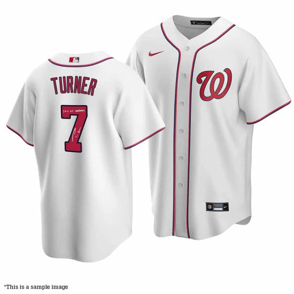 All-Star Trea Turner MLB Authenticated Autographed Los Angeles Dodgers  Jersey