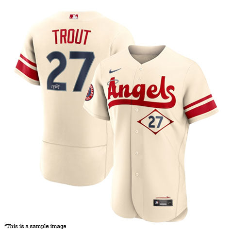 mike trout game worn jersey