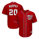 Unsigned Daniel Murphy Nationals Red Jersey