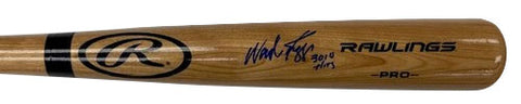 Wade Boggs Autographed "3,010 Hits" Blonde Rawlings Bat