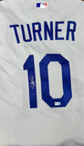 Justin Turner Autographed Grey Authentic Dodgers Jersey