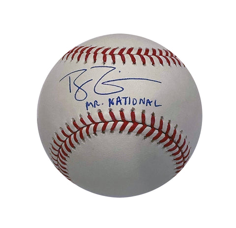 Ryan Zimmerman Autographed Rawlings Official Major League Baseball with "Mr. National" Inscription